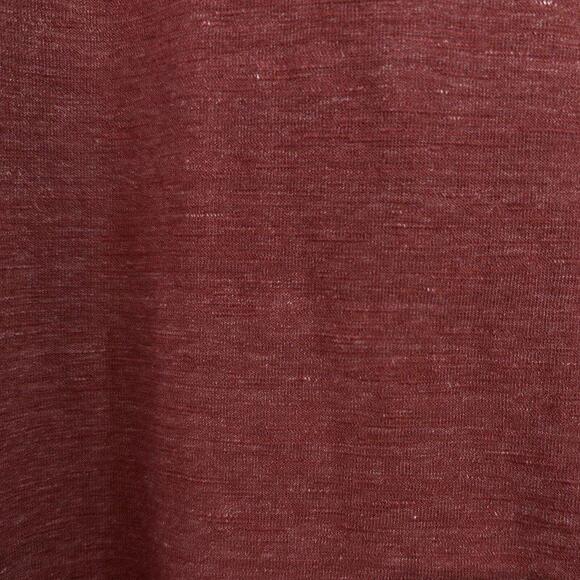 XS Womens Madewell Boxy Long Sleeve Turtleneck Top In Burnished Mahogany Red - Picture 4 of 4